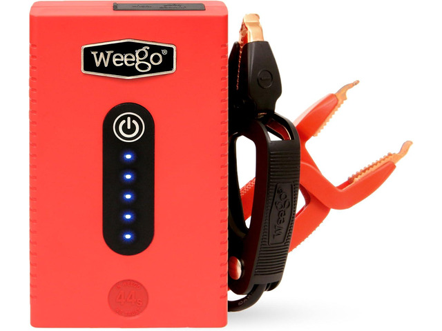Weego 44s: 2100A Self-Use 12V Lithium Car Battery Jump Starter USA-Engineered Safe Replacement for Jumper Cables - Car Jumper Starter Portable for...