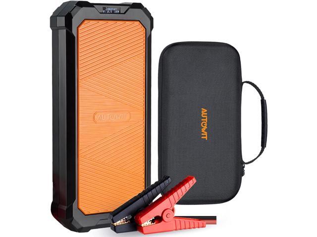 Autowit Super Capacitor Jump Starter, 12V Batteryless Portable Jump Box, Jumper Cables for 8.0 Gas & 4.0 Diesel Car, Portable Jump Starter for Car...