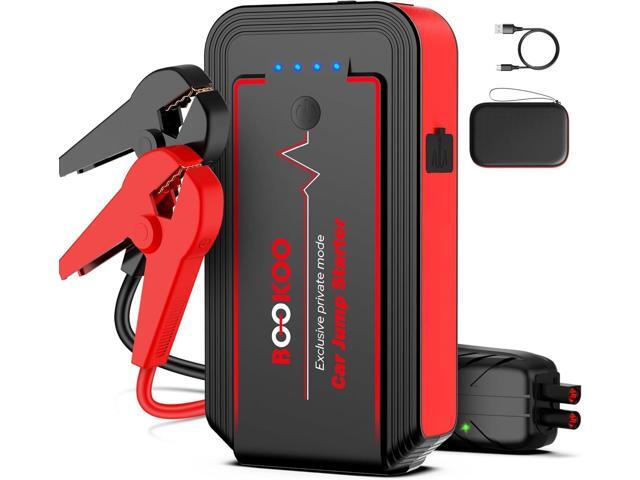 BOOKOO H9 4500A 12V Jump Starter for Car Boat Lawnmower For 10L Gas - 8L Diesel Engines - 2 USB Outputs QC 3.0 - 140W DC Output - 3 Modes LED...