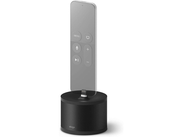 elago D Stand Charging Station for Apple TV Remote, iPhone, AirPods Cable Required, Premium Aluminum, Charging Dock Compatible with Apple...
