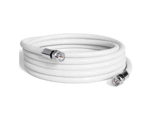 THE CIMPLE CO - RG6 Coaxial Cable 50 FT - RG6 Coax Cable for TVs, Antennas, Internet, CATV, Audio/Video - Dual Shielded Indoor/Outdoor Coax Wire 50...