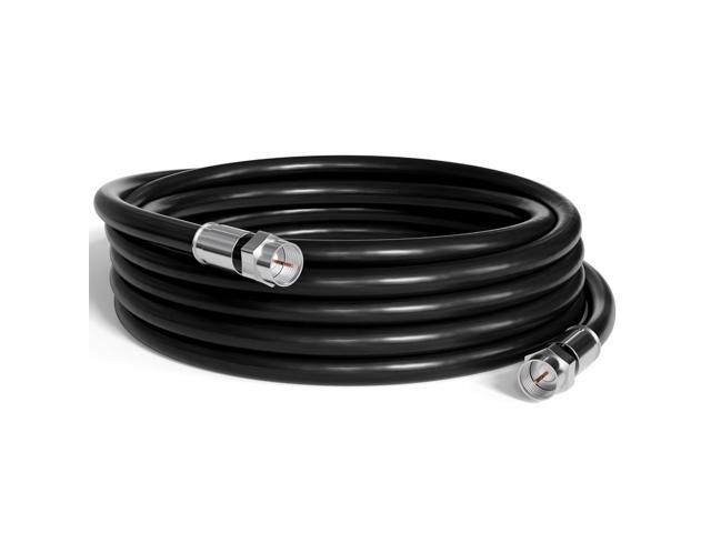 THE CIMPLE CO - RG6 Coaxial Cable 25 FT - RG6 Coax Cable for TVs, Antennas, Internet, CATV, Audio/Video - Dual Shielded Indoor/Outdoor Coax Wire 25.