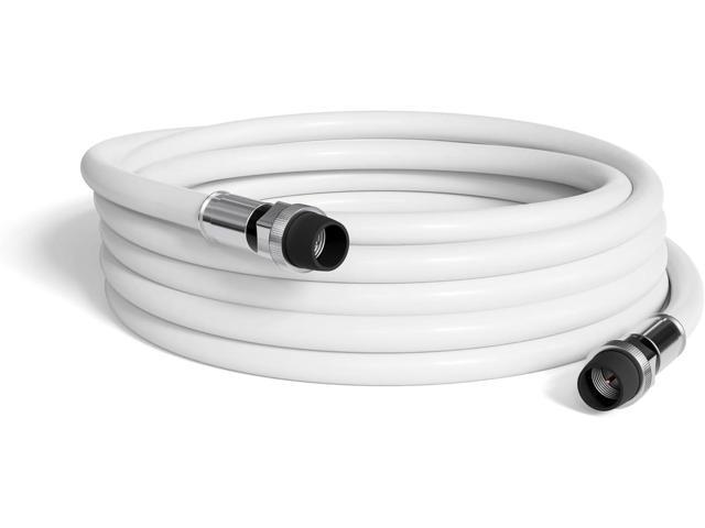 THE CIMPLE CO - RG6 Coaxial Cable 25 FT Outdoor - Indoor/Outdoor Dual Shielded Coax Cable for Satellite TV Antennas, Internet, CATV - Watertight.