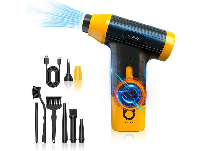 Cordless Electric Compressed Air Duster 150000 MRP Electric air Blower for Cleaning Keyboard, PC, Cameras, Electric Air Pump for Inflatable Cushions