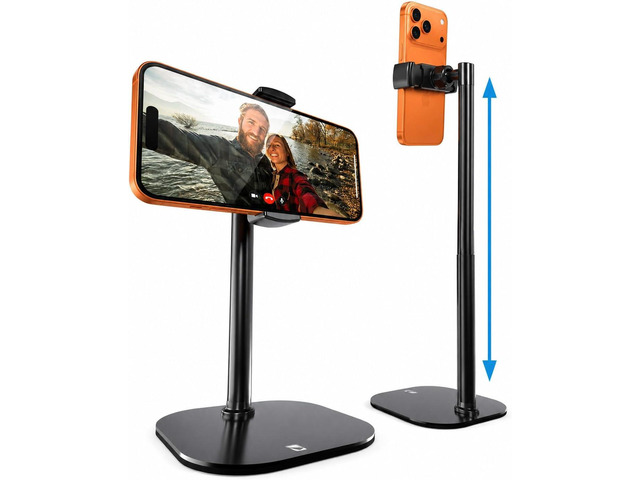 COOPER ChatStand, Adjustable Cell Phone Stand for Desk, Phone Stand for Recording, iPhone Holder for Filming, Small iPhone Tripod, Soporte para...