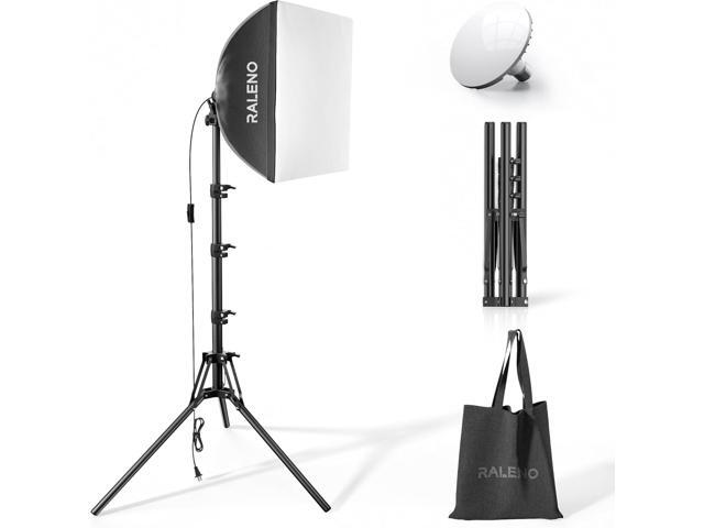 RALENO 16'x16' Softbox Photography Lighting Kit for Video Recording Studio Softbox Lighting with LED Bulb (50W 5500K 97 CRI ), Soft Box for.
