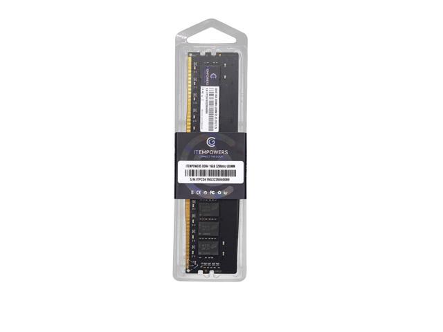 ITEMPOWERS 16GB DDR4 3200MHz Desktop RAM, PC4-25600 CL22 288-Pin UDIMM, Non-ECC Unbuffered 1.2V Desktop Computer Memory Upgrade Module