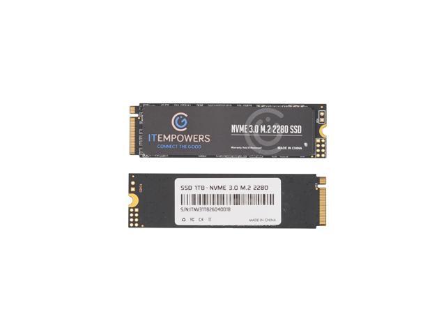ITEMPOWERS 1TB M.2 NVMe SSD, PCIe Gen3 x4 Internal Solid State Drive, M.2 2280 SSD for Laptop & Desktop PC