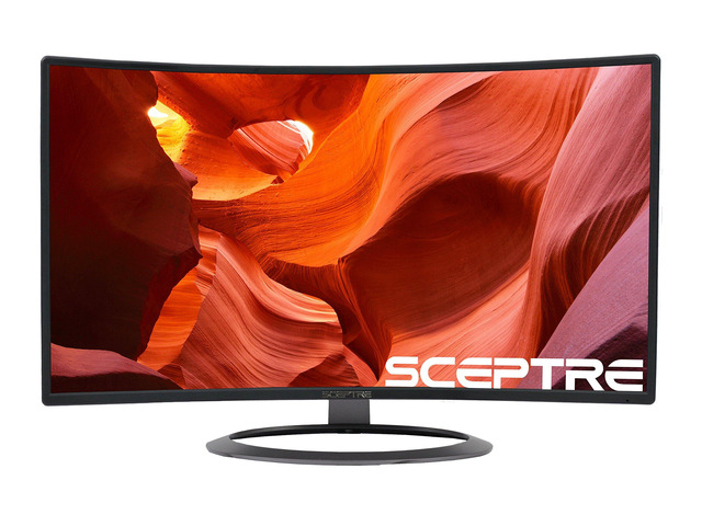 New C328W-1920R 32' Curved LED Gaming Monitor 75Hz 1080P HDMI DisplayPort Ultra Thin Metal Black 2018