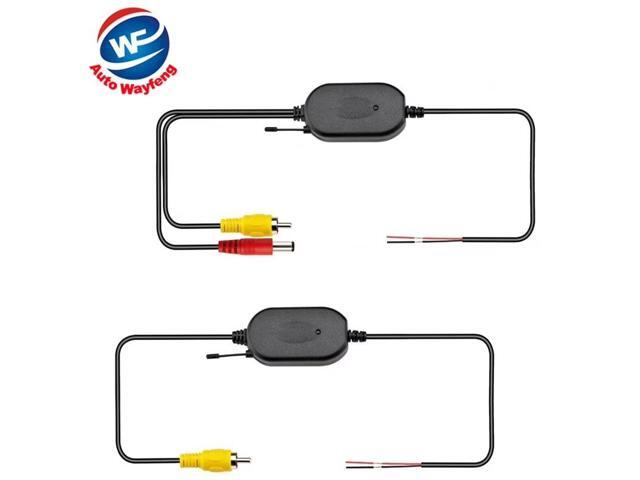 2.4G Wireless RCA Video Receiver & Transmitter for Car Rear View Camera Monitor