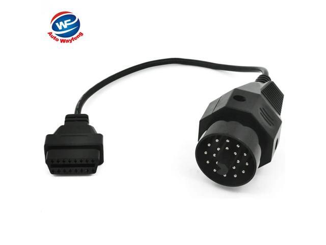 New OBD OBD II Adapter for BMW 20 pin to OBD2 16 PIN Female Connector e36 e39 X5 Z3 for BMW Car Diagnostic Cables and Connectors