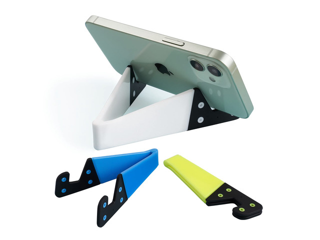 Cell Phone Stand for Desk, Foldable Pocket Travel Mobile Phone Holder, Upgrade Universal V Smartphone Kickstand Mount Compatible with iPhone IPads...