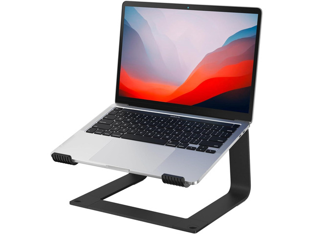 GleYo Laptop Stand for Desk Detachable Aluminum Computer Riser Portable Metal Notebook Printer Stand Holder Compatible with MacBook Air, Pro, Dell,...