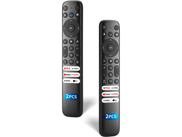 (2 Pack) Replacement for TCL Google TV Remote Control Universal RC813 Not for Roku/Fire TV, for TCL LED Mini QLED 4K Smart TV, No Pairing Required,...