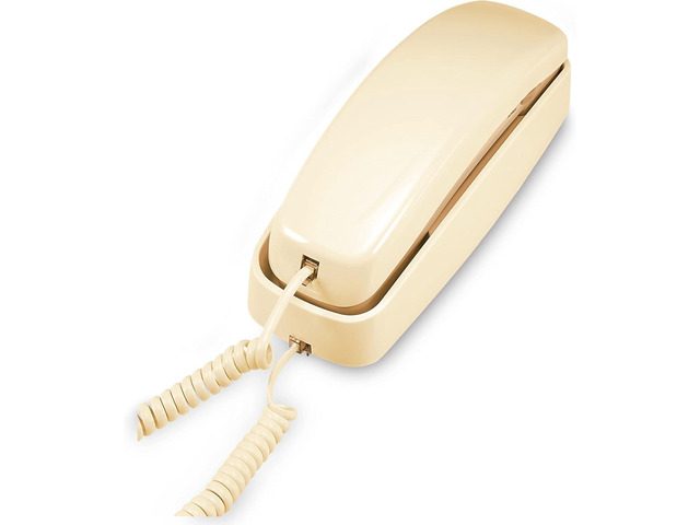 TRIMLINE 210 Corded Home Phone, No AC Power Required, Improved Easy-Wall-Mount, Lighted Big Button Keypad, 13 SpeedDial Keys, Last Number Redial,...
