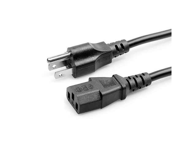 13.2Ft Universal 3 Prong AC Power Cord for Horizon Fitness Treadmills, Ellipticals, Superfit, BowFlex, Sole, Goplus, Optoma Projector, Amplifier...