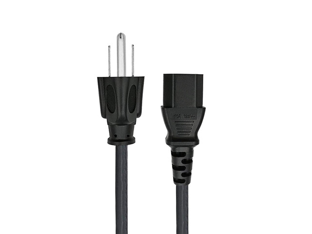 Power Cable Replacement for Pyle PWMA230BT PPHP1249KT PWMA1080IBT PWMA1050BT PPHP849KT Speaker 3 Prong C13 8ft AC Cord