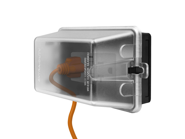 Extra-Duty Weatherproof Enclosure, Outdoor Outlet Cover, Outdoor Decorator/GFCI Receptacles, Dual Installation, Horizontal or Vertical Use, 1-Gang...