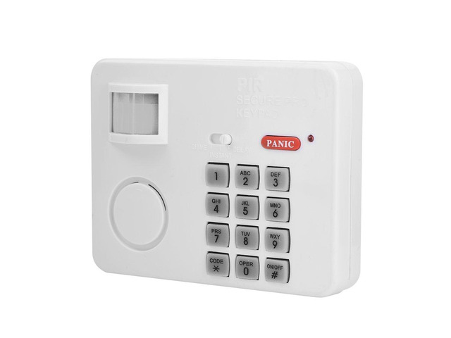 105DB Password Wireless Home Security Emergency Keypad Alarm Siren, 105° Alarm PIR Motion Sensor Detectors Door Window Home Security System