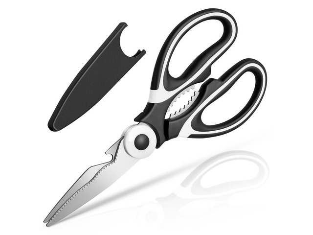 Kitchen Shears - Kitchen Scissors Heavy Duty Stainless Steel Food Shears for Cutting Meat, Fish, Poultry Shears Multipurpose Utility Scissors
