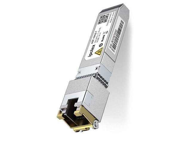 ipolex SFP+ to RJ45 10Gb Module, Support 1G/2.5G/5G/10GBase-T RJ45 SFP+ Module, Compatible for Cisco SFP-10G-T, Ubiquiti UACC-CM-RJ45-MG, Mikrotik,...