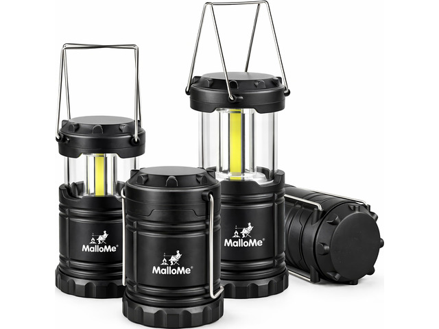 LED Camping Lantern, Battery Powered Lanterns for Power Outages, Portable Hanging Collapsible Camping Lights for Outdoor, Home, Emergency,...