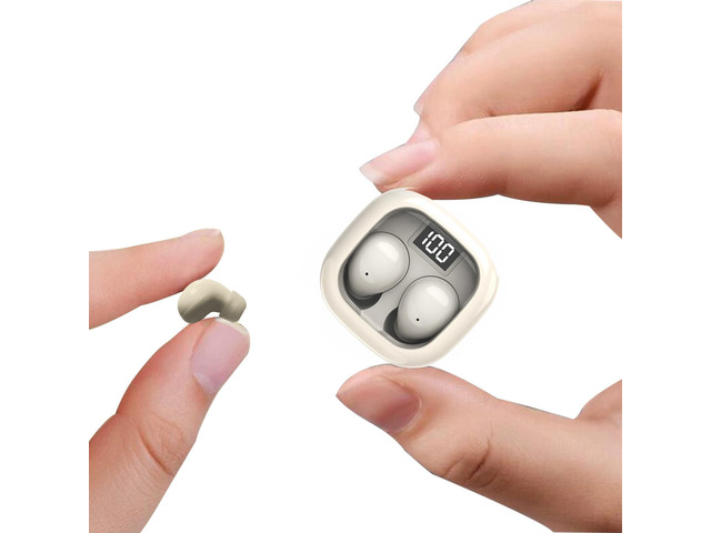 Smallest Invisible Mini Earbuds Wireless Bluetooth Low Profile Micro Tiny Discreet Hidden Earbuds for Work, Small Headphones, Invisible Sleep...
