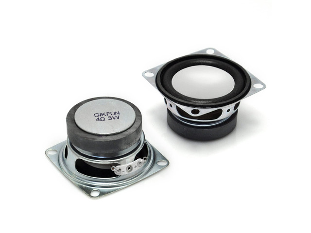2' 4Ohm 3W Full Range Audio Speaker Stereo Woofer Loudspeaker for Arduino (Pack of 2pcs) EK1725
