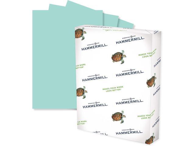 Hammermill Colored Paper, 20 lb Turquoise Printer Paper, 8.5 x 11 - Made in the USA, Pastel Paper, 103820R - 1 Ream (500 Sheets)