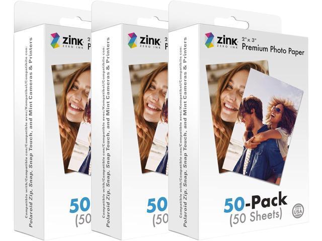 Zink 2'x3' Premium Instant Photo Paper (150 Pack) Compatible with Polaroid Snap, Snap Touch, Zip and Mint Cameras and Printers