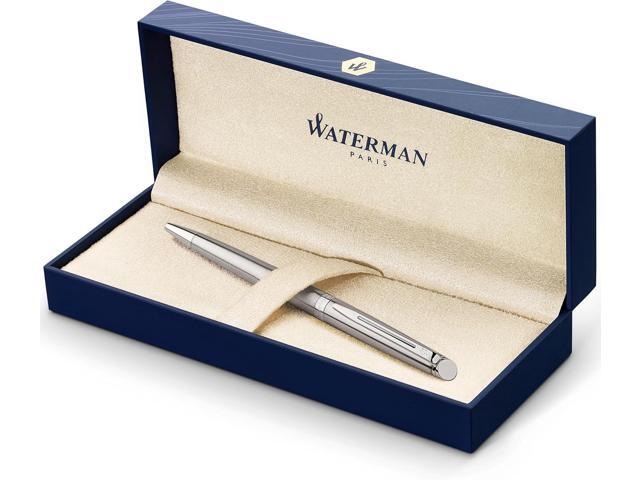 Waterman Hémisphère Ballpoint Pen Stainless Steel with Chrome Trim Medium Point Blue Ink Gift Box