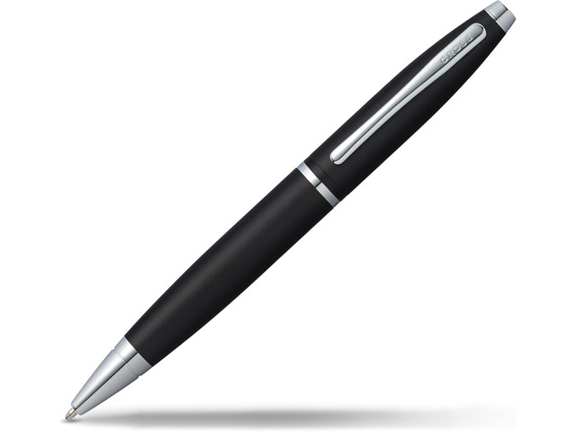 Cross Calais Refillable Twist-Action Plastic Ballpoint Pen with Chrome Appointments, Medium Ballpoint, includes Premium Gift Box and Black...