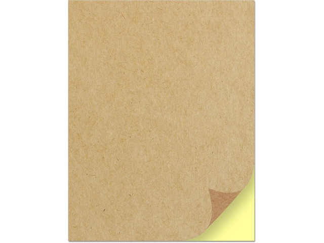150 Sheets, Kraft Sticker Paper Labels, Laser/Inkjet Printing - Letter Size (8.5 x 11)