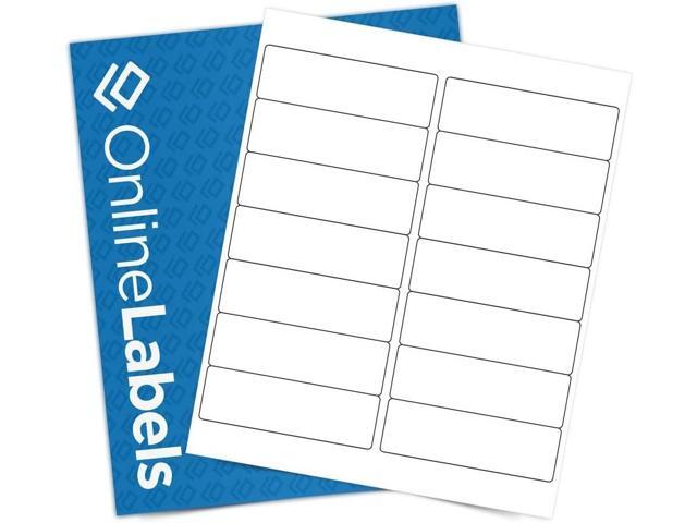 Customizable Address Labels - 4 x 1.33 - Permanent, White Matte - Mailing, Barcoding - Pack of 1,400 Labels, 100 Sheets - Inkjet/Laser Printers -...
