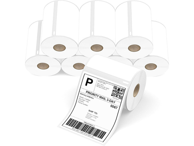 4x6 Shipping Labels Compatible with Dymo-4xl 8 Rolls 1760 Thermal Labels, Fits for Dymo LabelWriter 4XL 1744907, Zebra, Rollo, Munbyn Desktop...