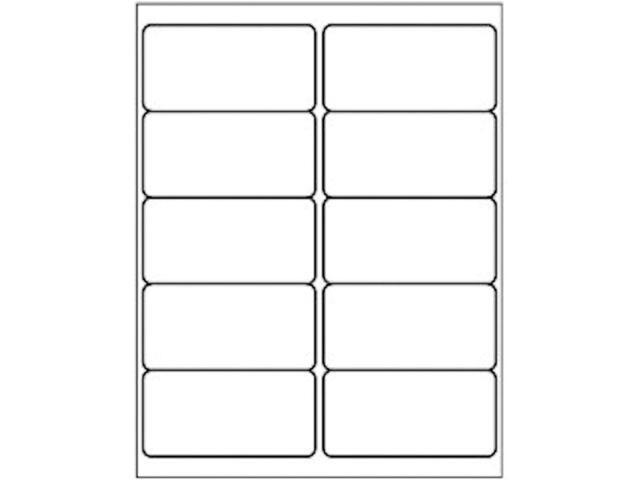 SJPACK 10-UP 200 Sheets Sticker Labels,2' x 4' Internet Mailing Shipping Address Labels Compatible Laser/Ink Jet (200 Sheets)