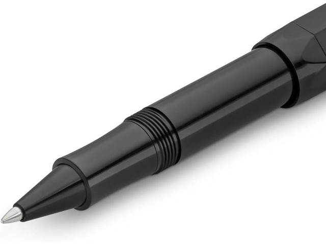Kaweco CLASSIC SPORT Rollerball Black I Gel/Ballpoint Pen Including 0.7 mm Refill I in Classic Design with Ceramic Ball 13.5 cm