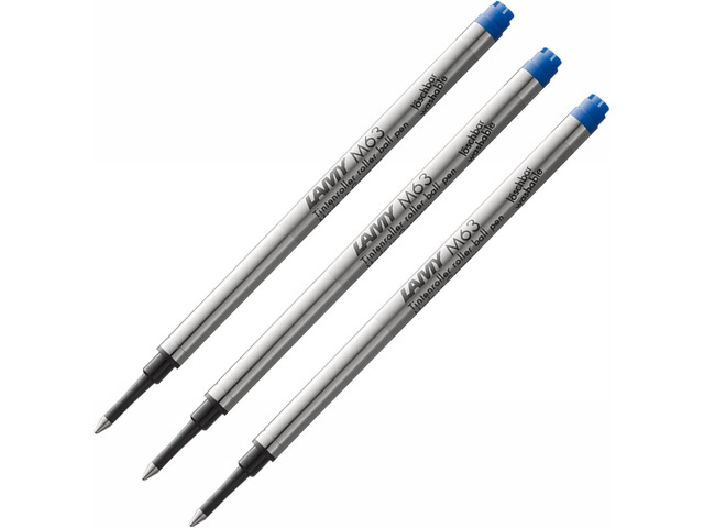 Lamy 3 x M63 Rollerball Refill Blue (DB18560)