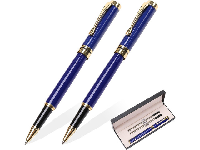 YIVONKA Luxury Ballpoint Pens Best Ball Pen Gift Set for Men & Women Professional Executive Office Nice BallPens Classy Gift Box Ballpoint Black...