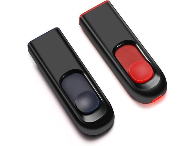 Maspen 64GB USB Flash Drive 2 Pack 64 GB USB Thumb Drive Memory Stick Jump Drives Pendrive for Storage (2 Colors, 64G)