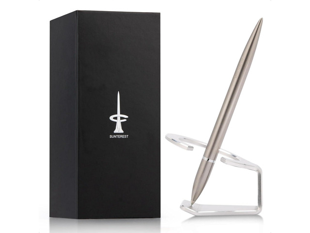Magnetic Levitation Gel Ink Pen, Metal Luxury Gifts for Men & Women, Futuristic Floating Fidget Pen, Cool Tech Gadgets, Unique Office Desk...