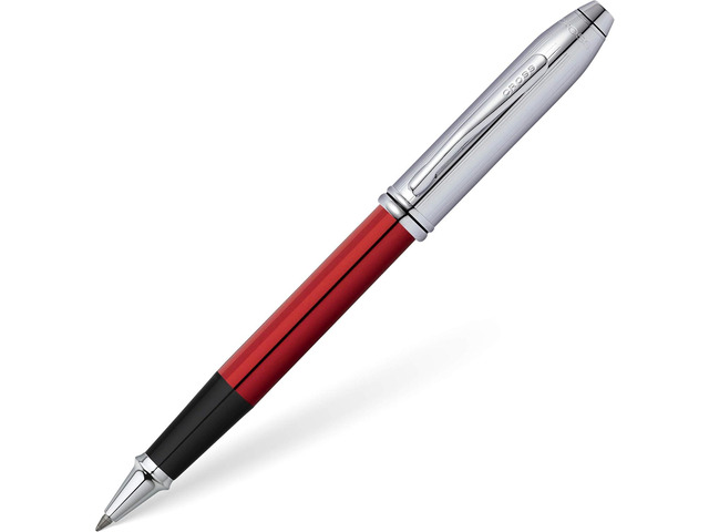 Cross Townsend Limited Edition Rollerball Pen - Red Chrome