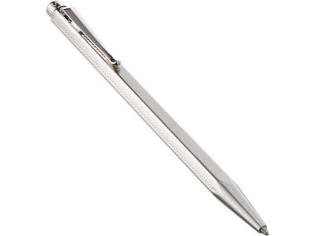 Caran D' Ache Retro Ecridor Rhodium Ballpoint Pen, Silver (0890.487)