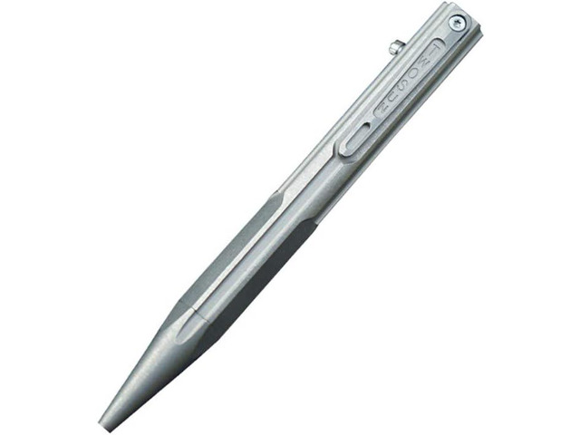 Hamans Bolt Action Pen Titanium Ballpoint Pen with Pocket Clip Compact Size Writing Tool (Grey)