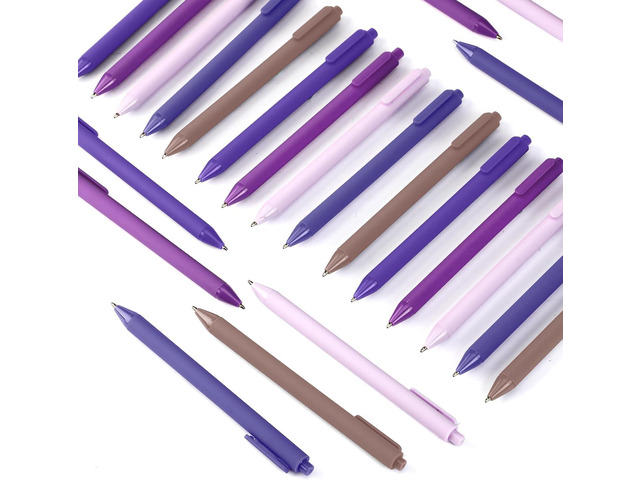 100 Pcs Ballpoint Pens Bulk Retractable Writing 1. 0 mm Black Ink Cute Pens Smooth Writing Color Fancy Gift for Teacher Student Employee Office...