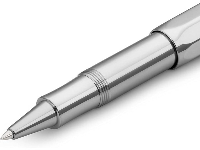 Kaweco AL SPORT Rollerball Raw I Gel/Ballpoint Pen Including 0.7 mm Rollerball Pen Refill in Classic Design with Ceramic Ball I Premium Aluminium...