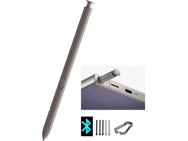 Galaxy S24 Ultra S Pen withBluetooth Replacement for Samsung Galaxy S24 Ultra,S Pen S24 Ultra (Violet/Gray)