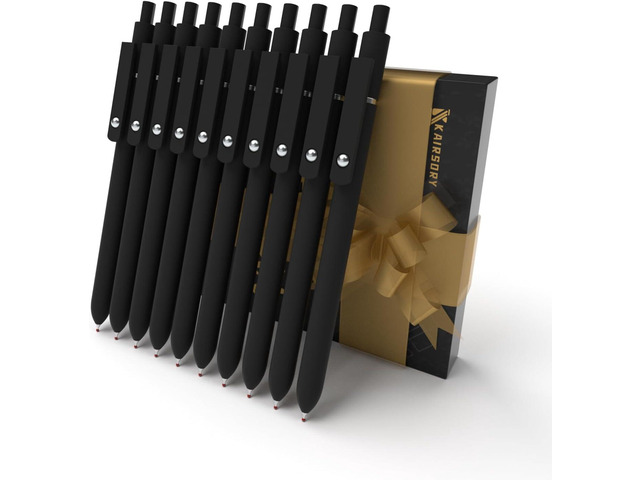 Gel Pens,0.5mm Fine Point Quick Dry Pens Smooth Writing Japanese gel pen,High-End Series Black Ink nurse aesthetic gel pen for Journaling Note...