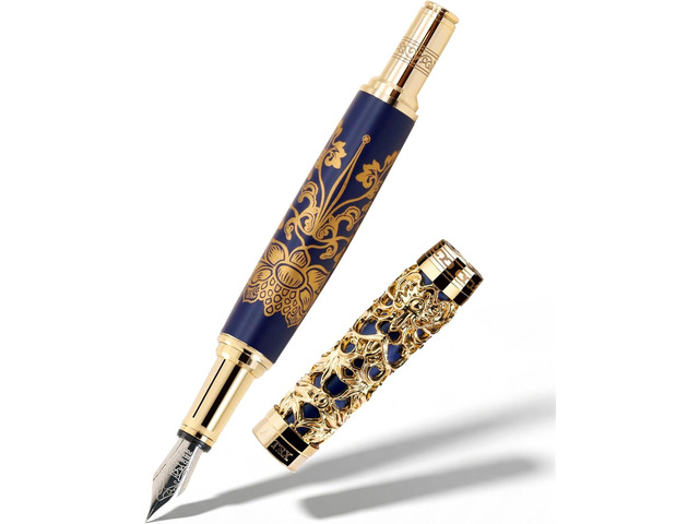 ARTEX Luxury Fountain Pen - Museum Art Collections - Crafting Timeless Beauty - the Best Gift & Office Desk Decor, German SCHMIDT Fine Nib, Solid...
