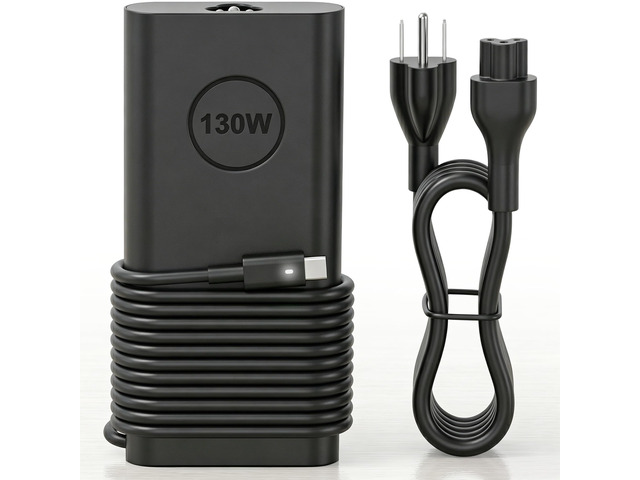 130W USB C Laptop Charger Compatible with Dell XPS 15 17 9575 9500 9510 9520 9530 9700 9710 9720 9730 Precision 5530 5550 5560 5570 5750 5760 5770...